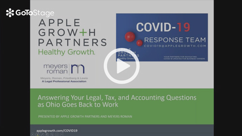 VIDEO: Answering Your Legal, Tax and Accounting Questions as Ohio Goes Back to Work